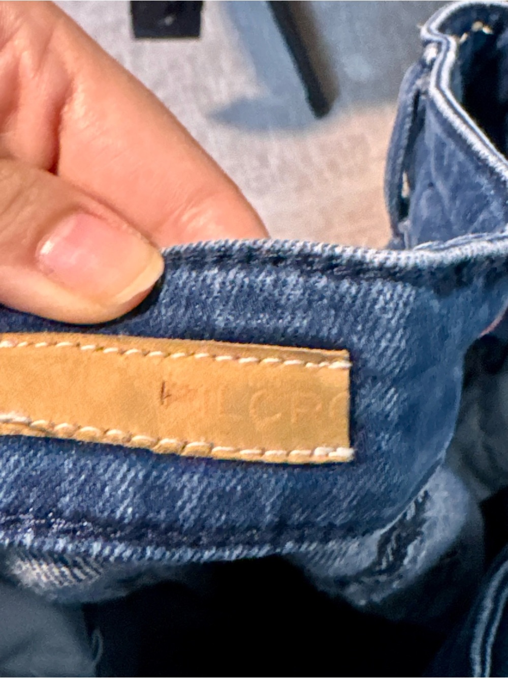 ANTHROPOLOGIE | Pilcro The Skipper Denim Wide Leg Dark Blue Women Jeans Size 31 - Picture 3 of 3